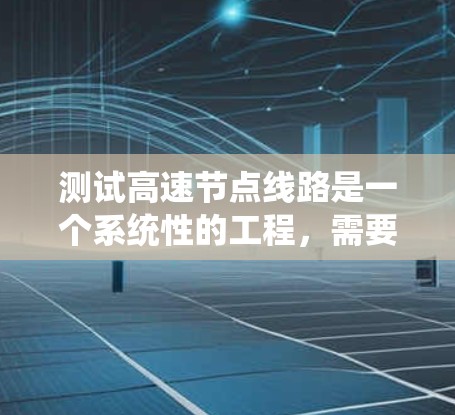 测试高速节点线路是一个系统性的工程，需要从多个方面进行规划和执行，以确保线路的高性能和稳定性。以下是分步骤的测试指南