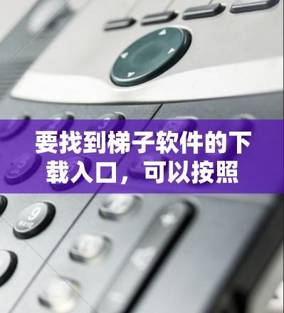 要找到梯子软件的下载入口，可以按照以下步骤进行