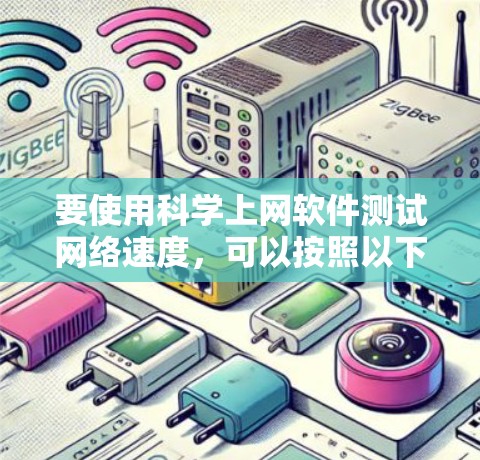 要使用科学上网软件测试网络速度，可以按照以下步骤进行