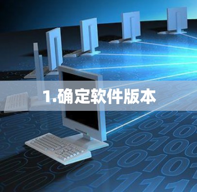 1.确定软件版本