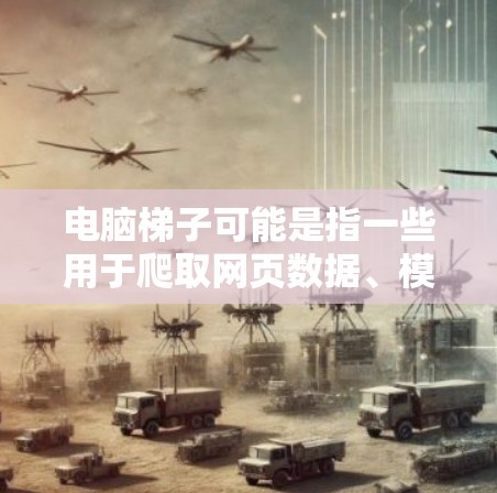 电脑梯子可能是指一些用于爬取网页数据、模拟浏览器操作或自动化处理的工具或技术。这些工具在网络开发、数据抓取、自动化测试等领域中非常有用。以下是一些常见的电脑梯子软件及其使用体验