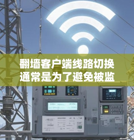 翻墙客户端线路切换通常是为了避免被监控或封锁，确保网络连接的稳定和隐私。以下是一些常见的线路切换技巧和方法
