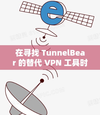 在寻找 TunnelBear 的替代 VPN 工具时，可以根据以下几个因素进行选择