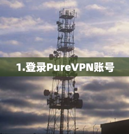 1.登录PureVPN账号