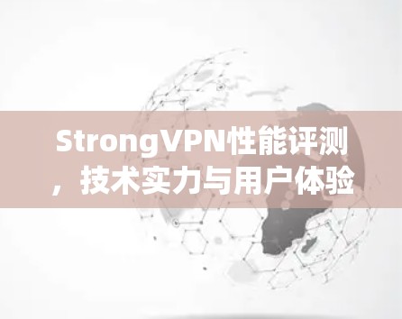 StrongVPN性能评测，技术实力与用户体验的双重考验
