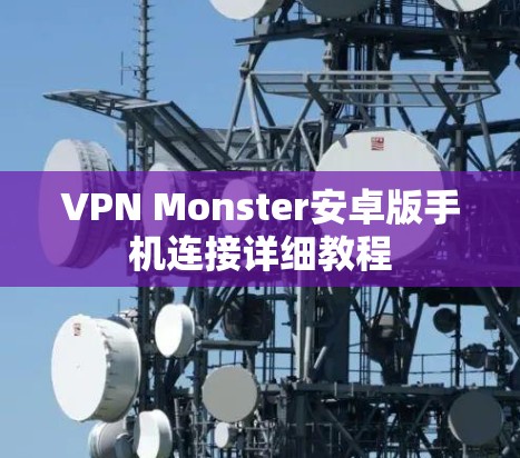VPN Monster安卓版手机连接详细教程