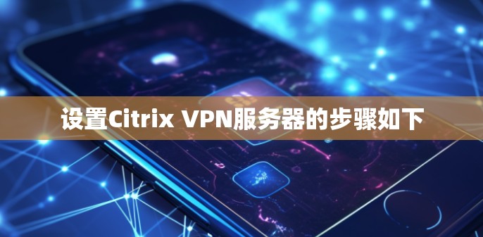设置Citrix VPN服务器的步骤如下