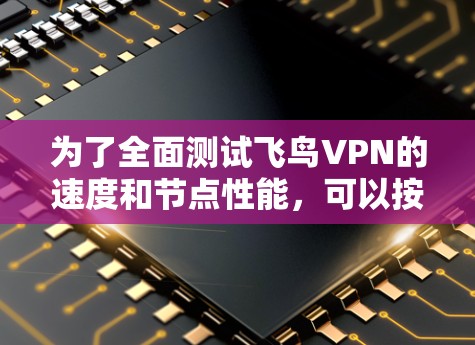 为了全面测试飞鸟VPN的速度和节点性能，可以按照以下步骤进行