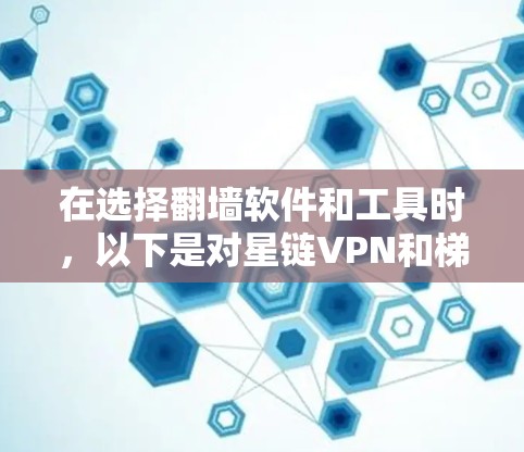 在选择翻墙软件和工具时，以下是对星链VPN和梯子工具的综合分析和建议